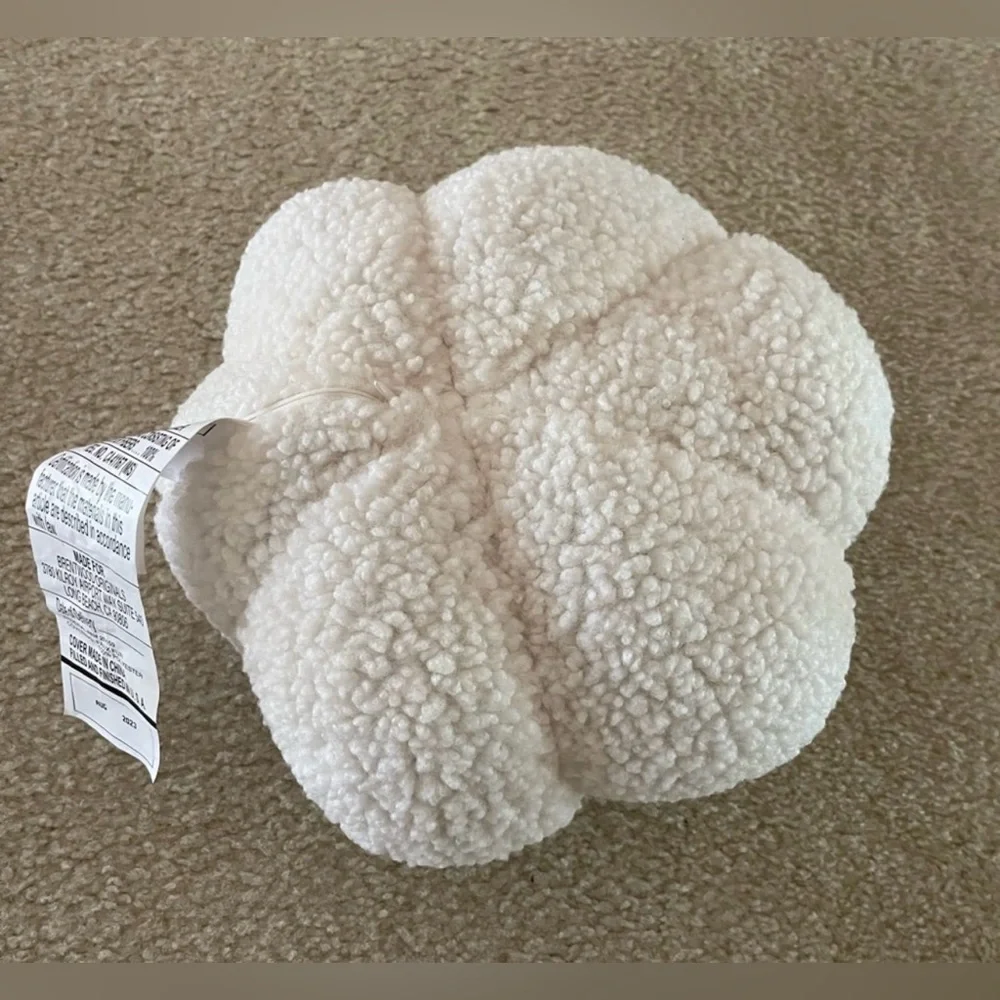 New - Sherpa Pumpkin - Halloween - Thanksgiving - Fall Decor